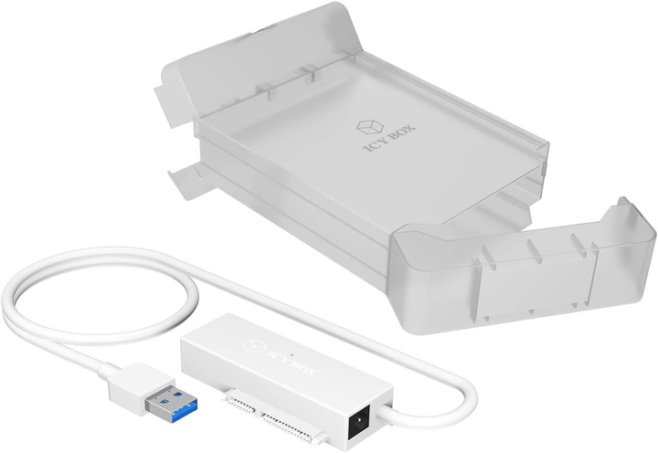 Obudowa zewnętrzna ICY BOX dla SSD/HDD 3.5" SATA III Biała (IB-AC705-6G) - obraz 4