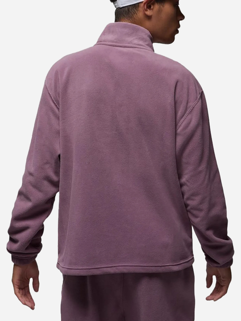 Bluza męska nierozpinana streetwear z kołnierzykiem Nike Jordan Essentials Winterized Fleece Half-Zip "Sky J Mauve" FD7863-508 L Fioletowa (196969043728) - obraz 2