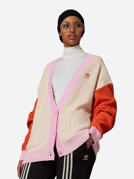 Кардиган женский Adidas Adicolor 70s Knitted Cardigan W 