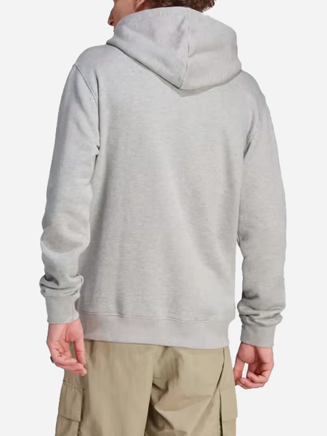 Bluza męska z kapturem oversize Adidas Adicolor Classics Trefoil Hoodie "Medium Grey Heather" IM4490 XL Szara (4066761655688) - obraz 2