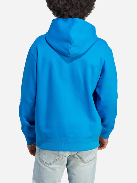 Bluza męska z kapturem oversize Adidas Adicolor Contempo Hoodie "Niebieska" IM2117 M Niebieska (4066762570607) - obraz 2