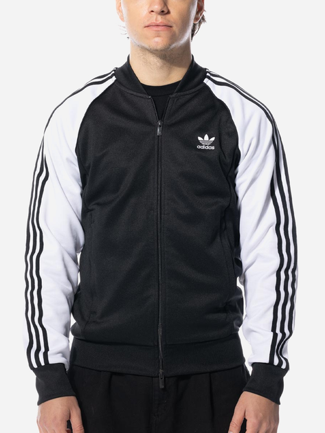 Спортивні кофти чоловічі adidas Adicolor Classics SST Track Jacket "Black White" IK7025 XL Чорна (4066761612957) - зображення 1