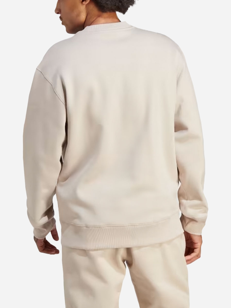 Bluza bez kaptura męska oversize Adidas Adicolor Contempo Crew Sweatshirt IM2115 XL Beżowa (4066763844103) - obraz 2
