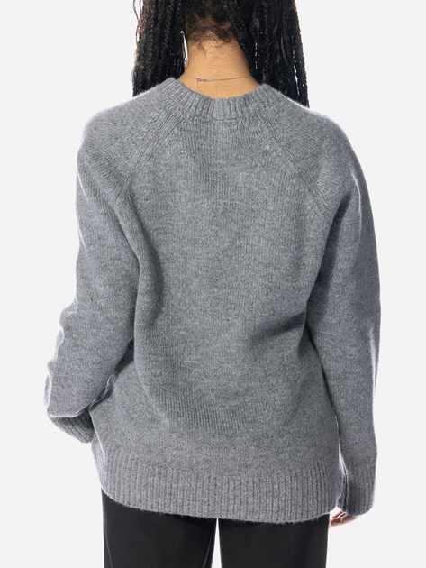 Пуловер жіночий Olaf V-Neck Oversized Sweater WMN "Heather Grey" W140710-HEATHER-GREY S Сірий (8720104770433) - зображення 2