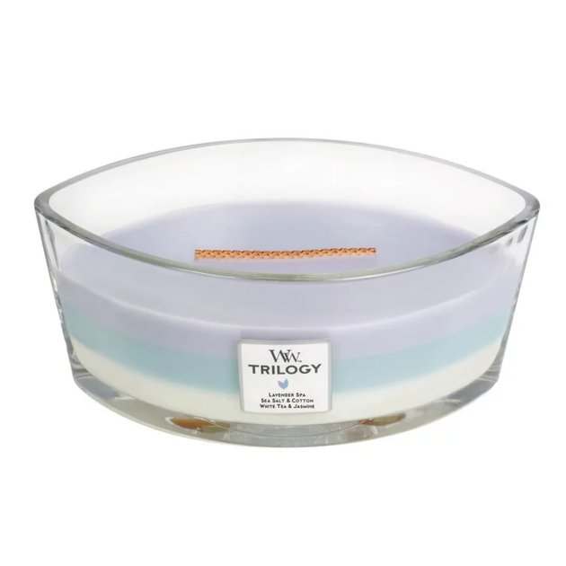 Ароматическая свеча Woodwick Ellipse Trilogy Calming Retreat 453 г - Фото 2 Ароматическая свеча Woodwick Ellipse Trilogy Calming Retreat 453 г - изображение 2