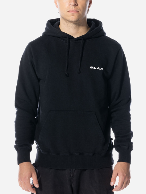 Bluza męska z kapturem Olaf Uniform Hoodie "Black" M990201-BLACK L Czarna (8720104721114) - obraz 1