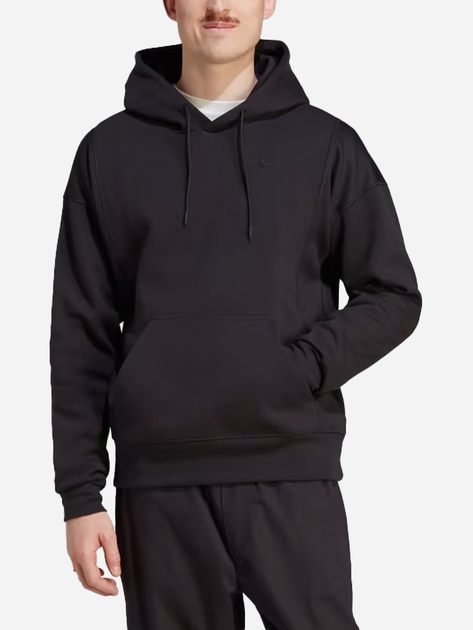 Bluza męska z kapturem oversize Adidas Adventure Hoodie "Black" IJ0706 XL Czarna (4066762813995) - obraz 1