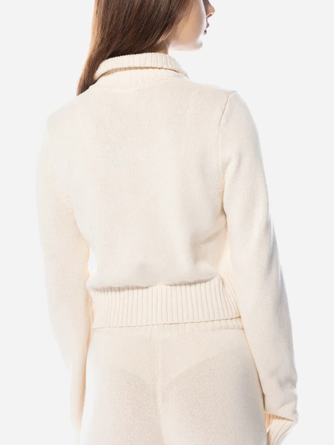 Джемпер жіночий Adidas Knit Half Zip W "Cream Beige" II8043 S Бежевий (4066763106683) - зображення 2