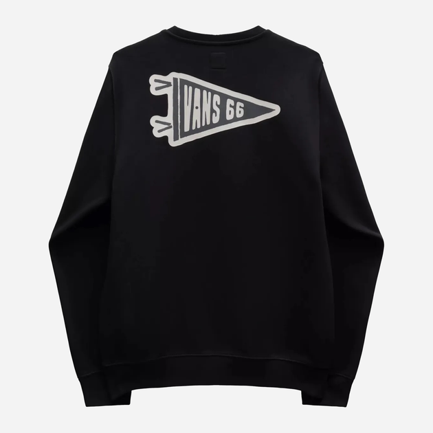 Світшот оверсайз чоловічий Vans Camp Flag Crew "Black" VN000G0CBLK M Чорний (196574969185) - зображення 2