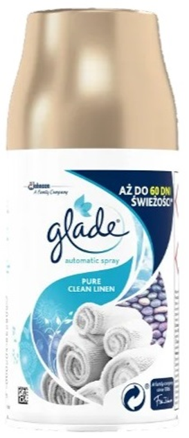 Wkład do odświeżacza powietrza Glade Pure Clean Linen 269 ml (5000204862805) - obraz 1