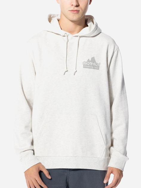 Худі оверсайз чоловіче Gramicci Climbing Gear Hooded Sweatshirt "Ash Heather" G3FU-J078-ASH-HEATHE M Сіре (195612541765) - зображення 1