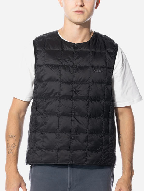 Bezrękawnik męski krótki Gramicci Inner Down Vests "Black" (G3FU-J100-TG-Czarny) L Czarny (195612542588) - obraz 1