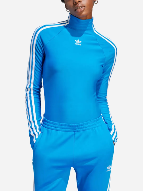 Sportowy longsleeve damski Adidas Adilenium Tight Long Sleeve W "Blue Bird" IV9330 L Błękitny (4067886944862) - obraz 1