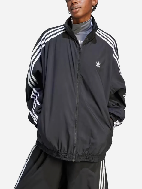 Bluza sportowa damska adidas Adilenium Oversized Track Top W "Black" IV9339 2XS Czarna (4067886929609) - obraz 1