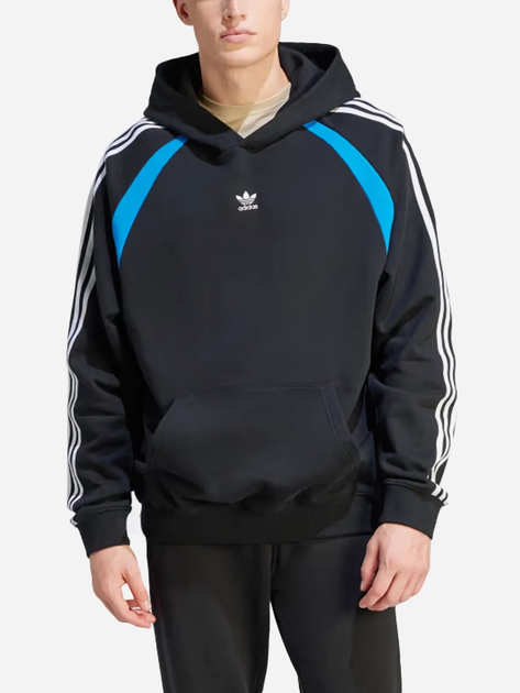 Bluza męska z kapturem oversize Adidas Oversized Hoodie "Black" IW3648 L Czarna (4067886888357) - obraz 1