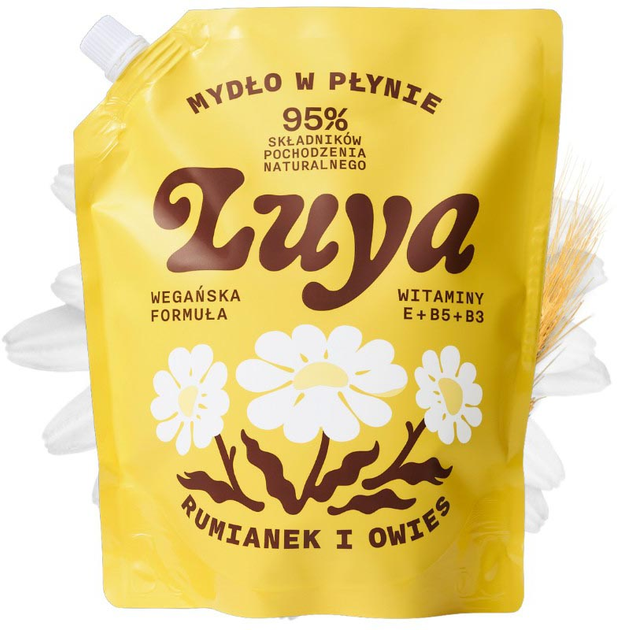 Рідке мило для рук Luya Ромашка та овес поповнення 800 мл (5903919640327) - зображення 1