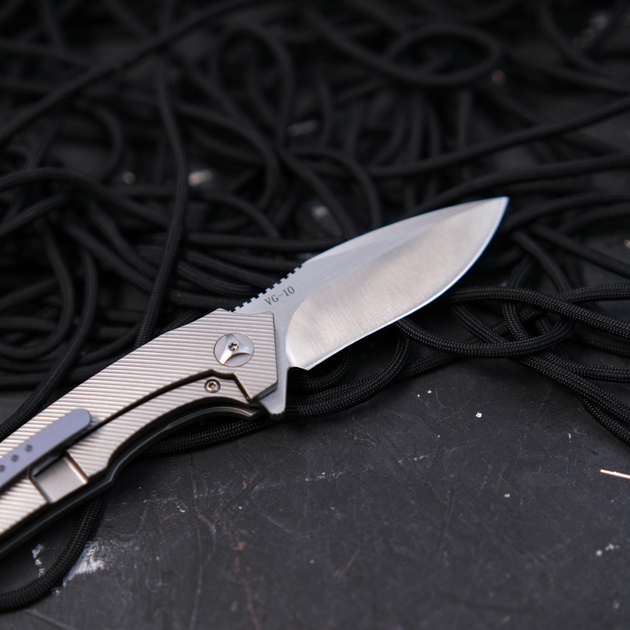 Ніж складний Magura D061 Titanium VG-10 - зображення 3