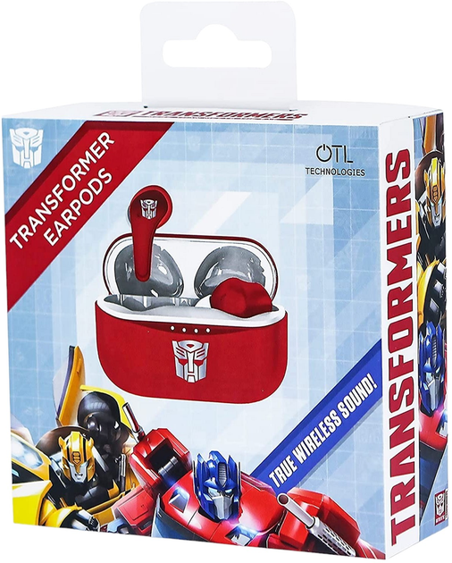 Навушники OTL Transformers Autobot TWS Red (5055371624794) - зображення 11