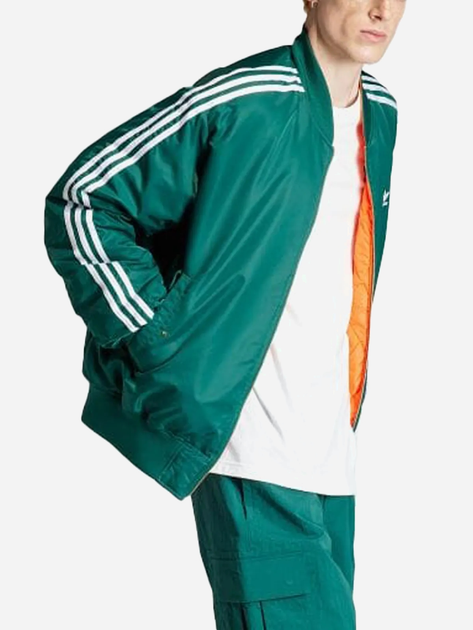 Adidas green bomber jacket mens hotsell