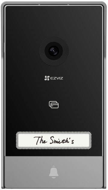 Комплект відеодомофону EZVIZ 2-канальний 2K Зчитувач Шлюз з Wi-Fi (6941545611952) - зображення 3