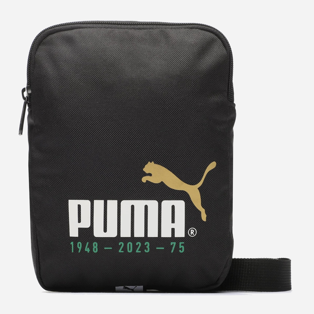 Сумка планшет чоловіча тканинна Puma Phase 75 Years Celebration 9010901 Чорна (4099683455470) - зображення 1