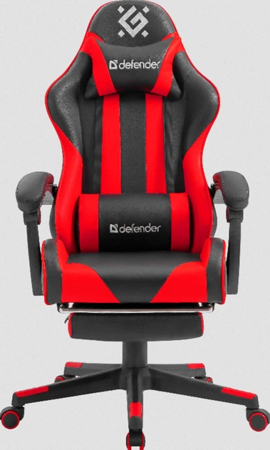 Кресло геймерское Defender Rock&nbsp;Black-Red (4745090820416) - изображение 3