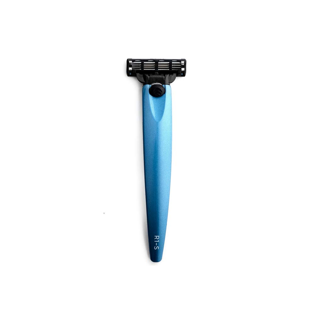Бритва Bolin Webb R1-S Ferrara Mach3 Razor Blue в подарунковій коробці 1 станок 1 картридж - зображення 3