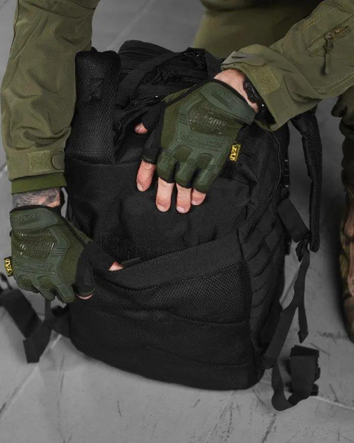 Тактичний штурмовий рюкзак U.S.A 45л чорний (13152) - зображення 2