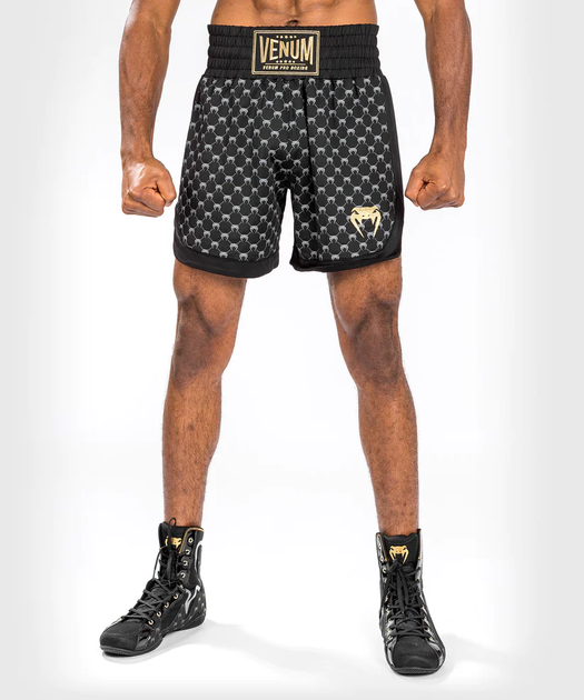 Боксерські шорти Venum Monogram Boxing Short - Black (VENUM-04484-001-XXL) - зображення 2