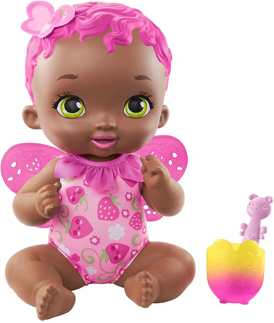 Lalka bobas Mattel My Garden Baby Borboleta Moranguinho 30 cm (0887961977653) - obraz 2