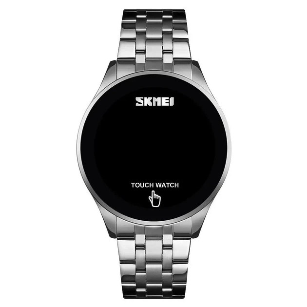 Світлодіодний наручний годинник Skmei 1579 light (Сріблясті) - Фото 2 Світлодіодний наручний годинник Skmei 1579 light (Сріблясті) - зображення 2