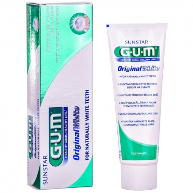 Зубна паста GUM ORIGINAL WHITE 75 мл - изображение 1