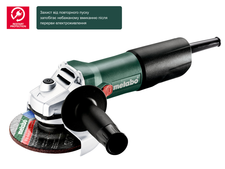 Угловая шлифмашина Metabo W 850-125 (603608000) - Фото 1 Угловая шлифмашина Metabo W 850-125 (603608000) - изображение 1