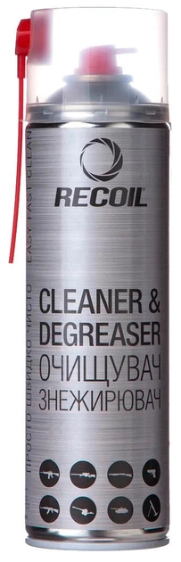Очиститель-обезжириватель мл аэрозольный recoil 500 - изображение 1