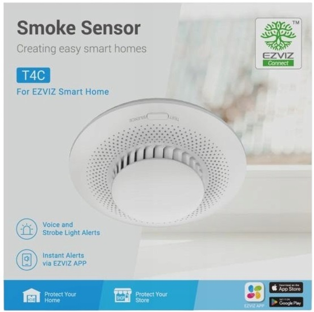Inteligentny czujnik dymu Ezviz HIKFIRE T4C WiFi (6941545607580) - obraz 7