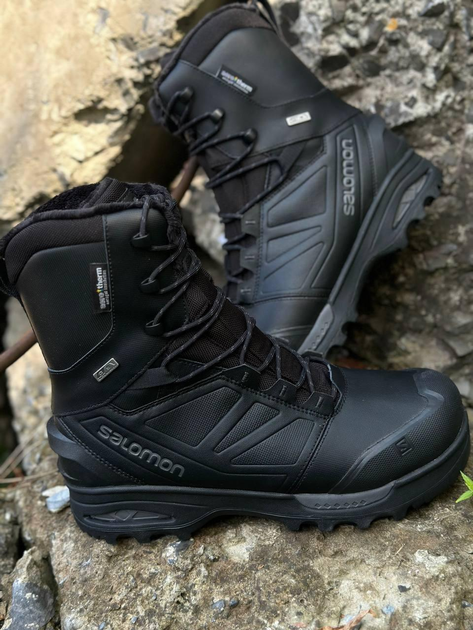 Берці зимові Salomon TOUNDRA FORCES CSWP 43 Black - изображение 2