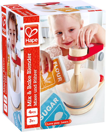 Игровой набор Hape Игрушечный миксер 4 предмета (6943478019331) - изображение 2