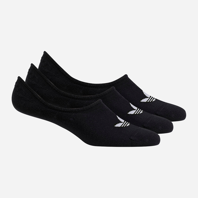 Набір чоловічих слідів Adidas Low Cut Sock 3P "Black" FM0677 M 3 пари Чорний (4062054927425) - зображення 1