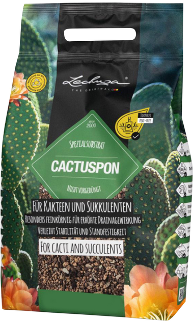 Субстрат Lechuza Cactuspon для кактусов 6 л (19546) – фото, отзывы ...