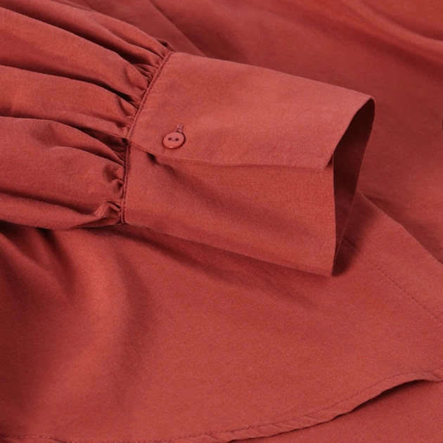 Сорочка жіноча Tatuum Lifko T2119.212 44 Помаранчева (5900380928237) - зображення 5