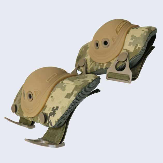 Налокотники тактичні штурмові швидкознімні UMA Equipment М16 піксель - зображення 2