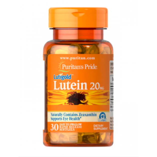 Лютеин для сохранения зрения Lutigold Lutein 20mg - 60caps – фото ...