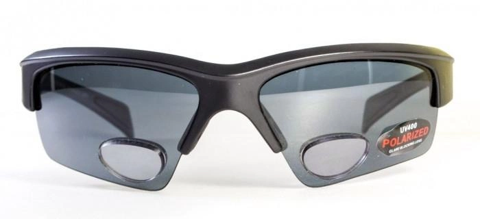 Бифокальные поляризационные очки BluWater Bifocal-2 (+2.0) Polarized (gray) серые - изображение 2