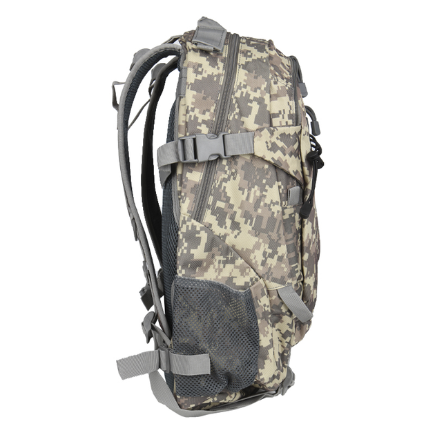 Рюкзак тактический AOKALI Outdoor A57 36-55L (Camouflage ACU) камуфляжный военный с сеткой для воды - изображение 2