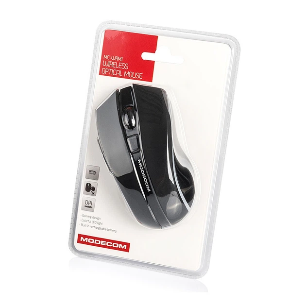 Мышка Modecom MC-WRM1 Wireless Black (M-MC-WRM1-100) - Фото 6 Мышка Modecom MC-WRM1 Wireless Black (M-MC-WRM1-100) - изображение 6