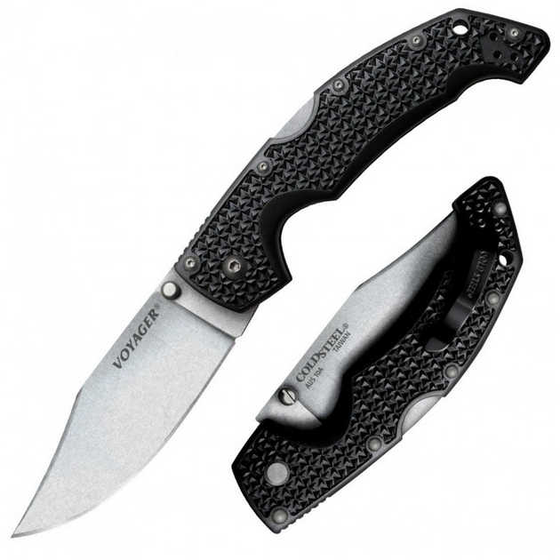 Ніж складаний Cold Steel Voyager Large CP замок Tri-Ad Lock 29AC - зображення 2