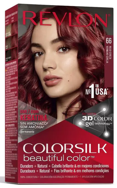Farba do włosów Revlon Colorsilk 66 Cherry Red (309970194345) - obraz 1