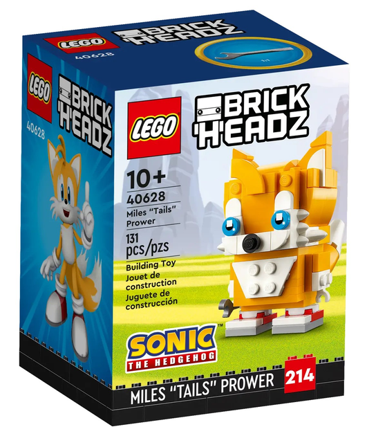 Zestaw klocków Lego Brickheadz Miles Tails Prower 131 elementów (40628) - obraz 2