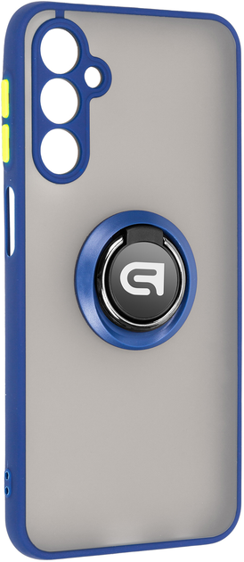 Акція на Панель ArmorStandart Frosted Matte Ring для Samsung Galaxy A25 5G (A256) Navy Blue від Rozetka