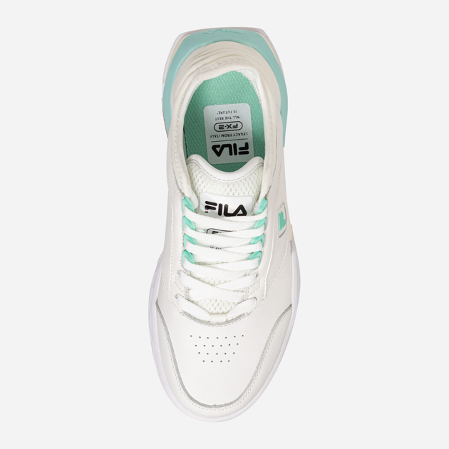 Жіночі снікери Fila Modern T '23 FFW0282-13208 40 (9US) 25 см Білий/Бірюзовий (8719477766969) - зображення 3